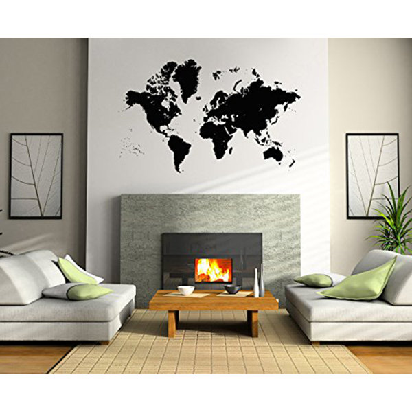 Red Barrel Studio® Muralation Geography of the World Wall Decal Wayfair